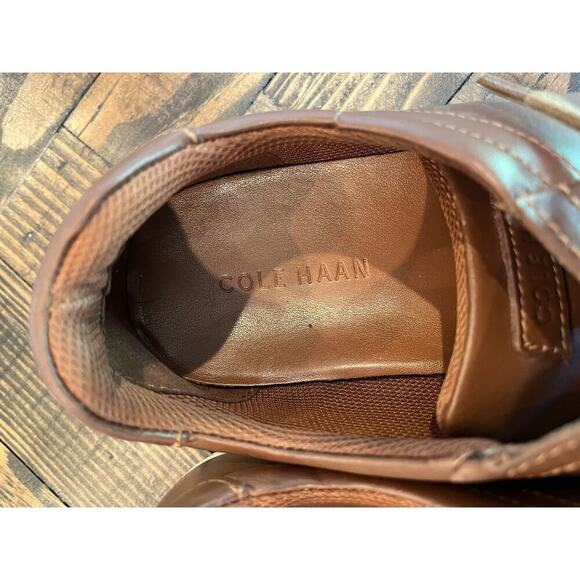 Cole Hann Travel Sneaker Business Casual Men 10 Brown Neutral Academia Preppy - Picture 10 of 10